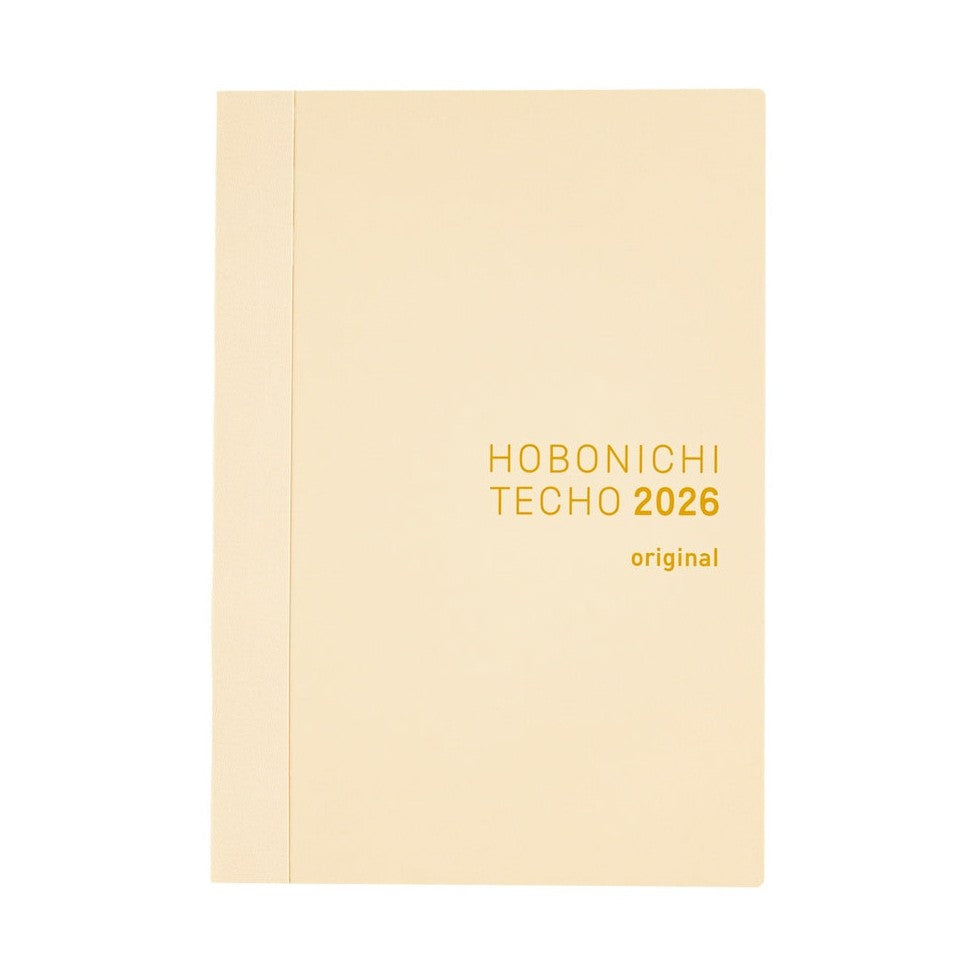 Hobonichi Techo 2026 Original Book - A6 size/Daily/Jan start/Mon start - English