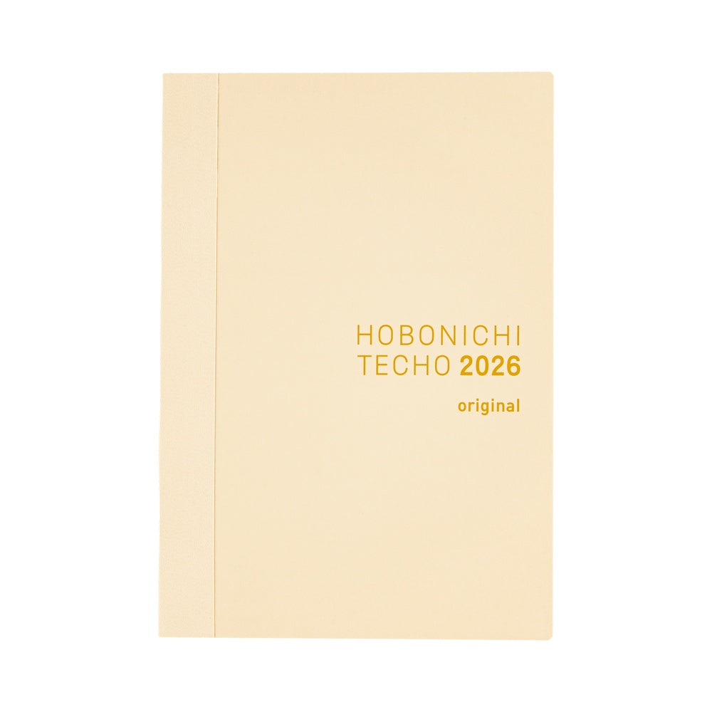 Hobonichi Techo 2026 Original Book - A6 size/Daily/Jan start/Mon start - English