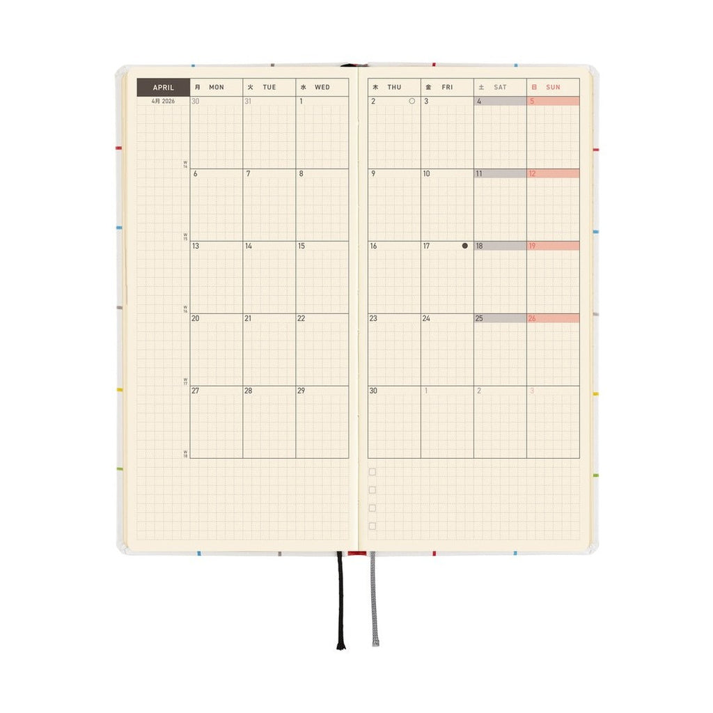 Hobonichi Techo 2026 Weeks ENG - 100%ORANGE: Squirrel’s Moving Day