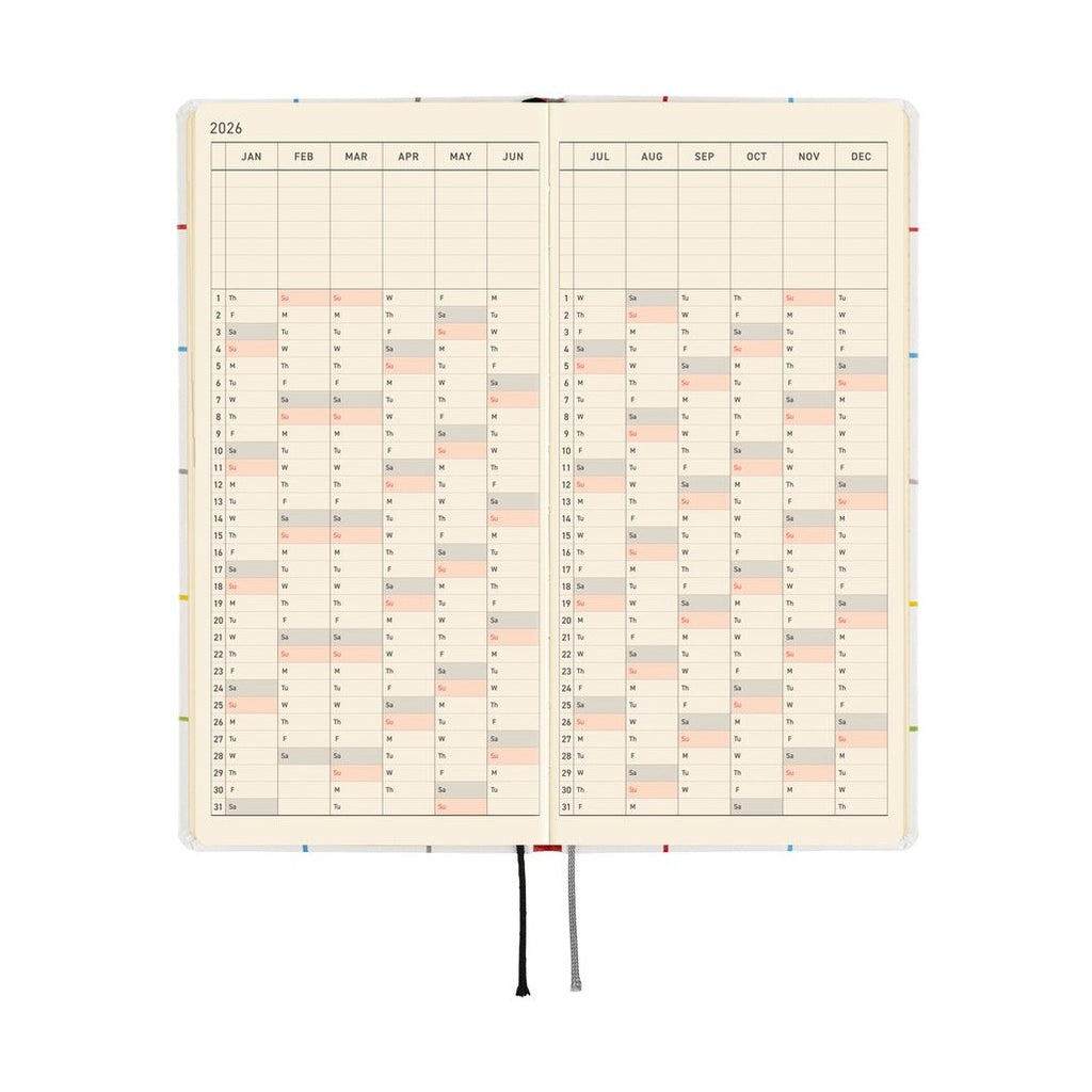 Hobonichi Techo 2026 Weeks ENG - 100%ORANGE: Squirrel’s Moving Day