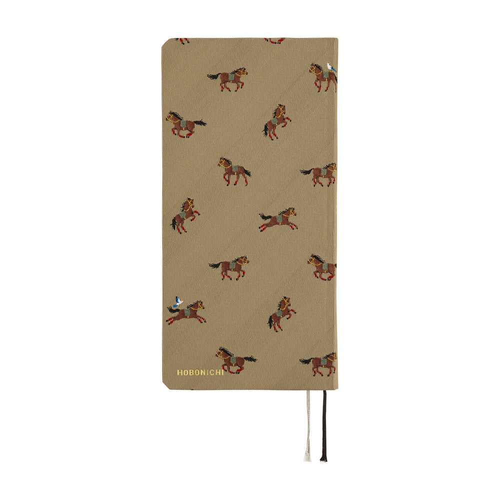Hobonichi Techo 2026 Weeks ENG - Bow & Tie: Galloping Horses