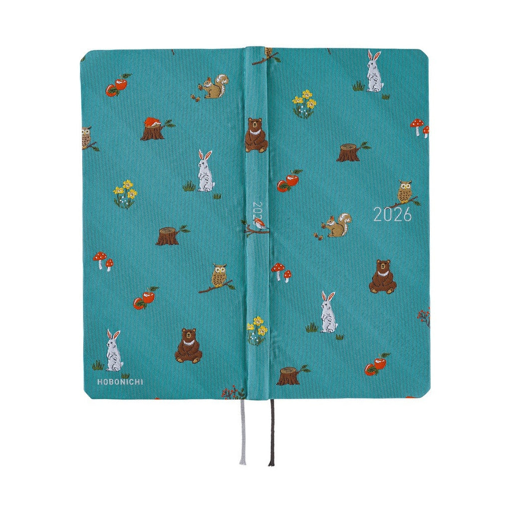 Hobonichi Techo 2026 Weeks ENG - Bow & Tie: In the Forest