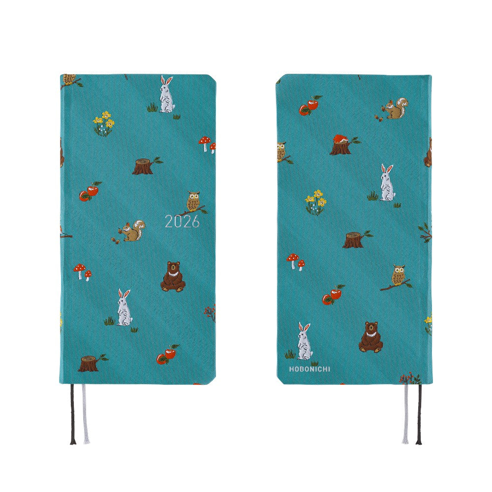 Hobonichi Techo 2026 Weeks ENG - Bow & Tie: In the Forest