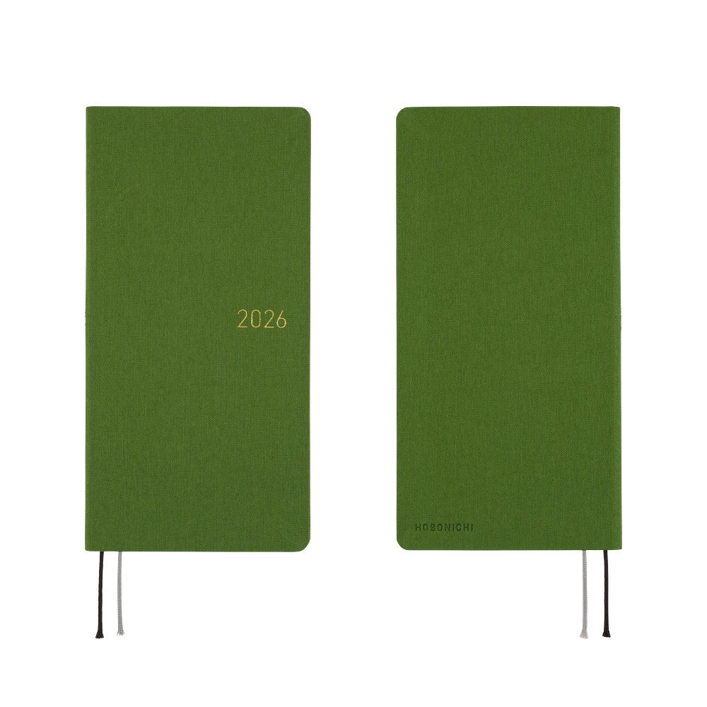 Hobonichi Techo 2026 Weeks ENG - Colors: Antique Green