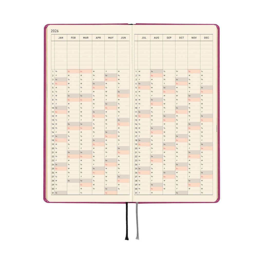 Hobonichi Techo 2026 Weeks ENG - Colors: Peony Purple