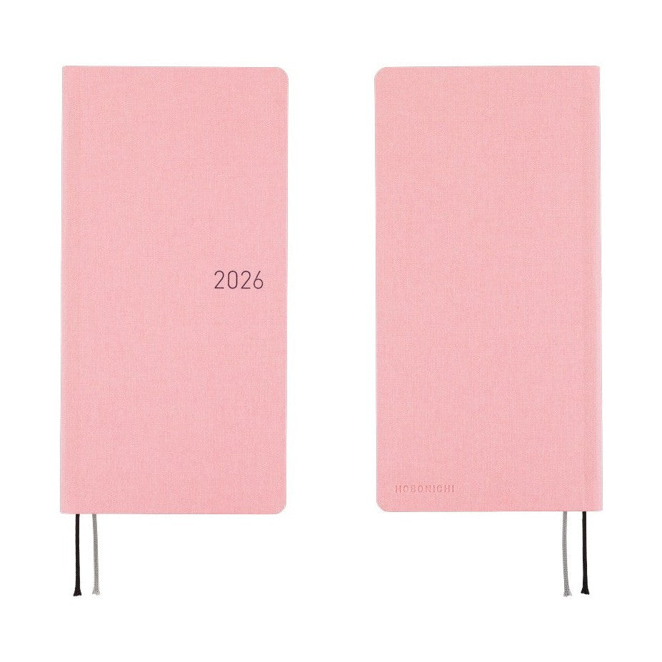 Hobonichi Techo 2026 Weeks ENG - Colors: Strawberry Milk