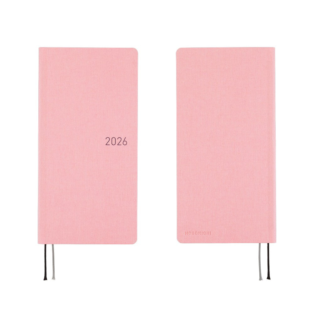 Hobonichi Techo 2026 Weeks ENG - Colors: Strawberry Milk