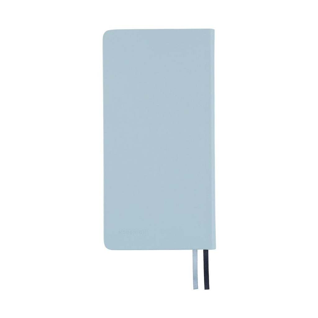 Hobonichi Techo 2026 Weeks ENG - Leather: Snow Blue