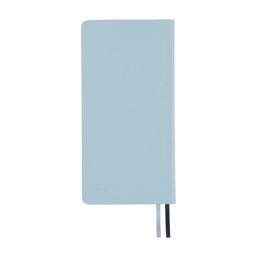 Hobonichi Techo 2026 Weeks ENG - Leather: Snow Blue
