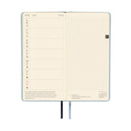Hobonichi Techo 2026 Weeks ENG - Leather: Snow Blue