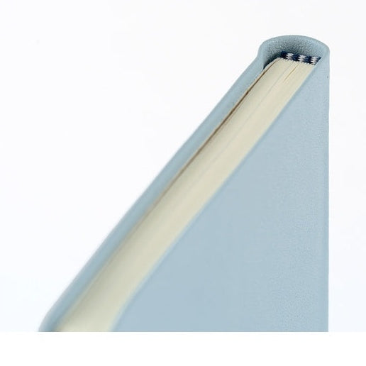 Hobonichi Techo 2026 Weeks ENG - Leather: Snow Blue