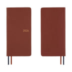 Hobonichi Techo 2026 Weeks ENG - Leather: Wine Brown