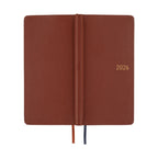 Hobonichi Techo 2026 Weeks ENG - Leather: Wine Brown