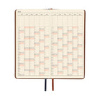 Hobonichi Techo 2026 Weeks ENG - Leather: Wine Brown