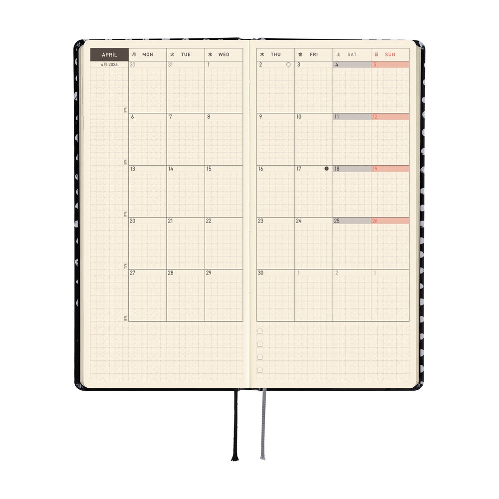 Hobonichi Techo 2026 Weeks ENG - Makoto Matsubayashi: Dot