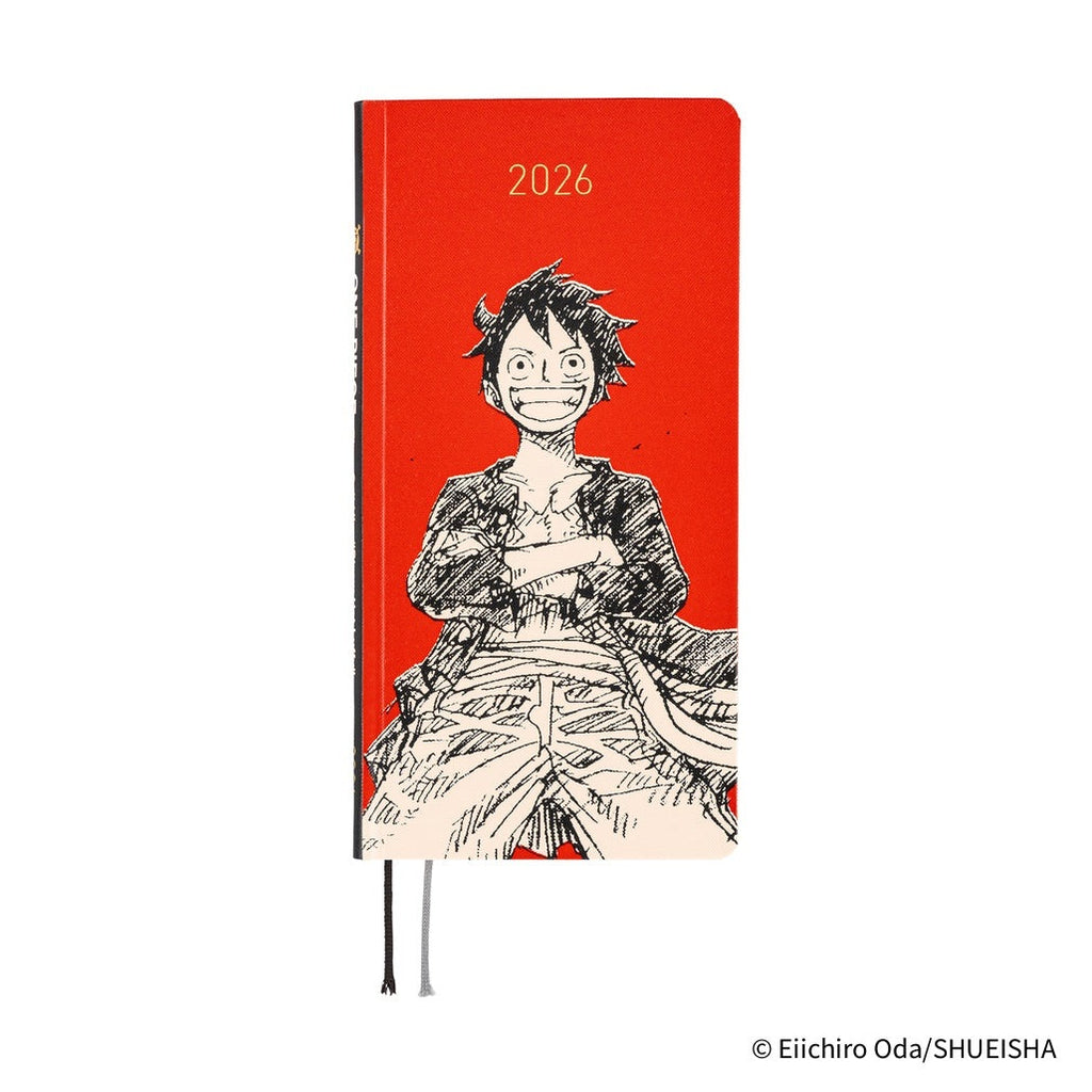 Hobonichi Techo 2026 Weeks ENG - ONE PIECE magazine: Straw Hat Luffy Red
