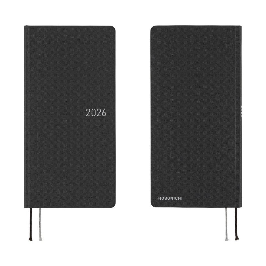 Hobonichi Techo 2026 Weeks ENG - Paper Series: Black Gingham