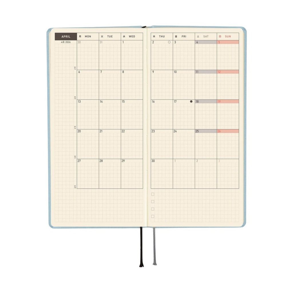 Hobonichi Techo 2026 Weeks ENG - Paper Series: Sky