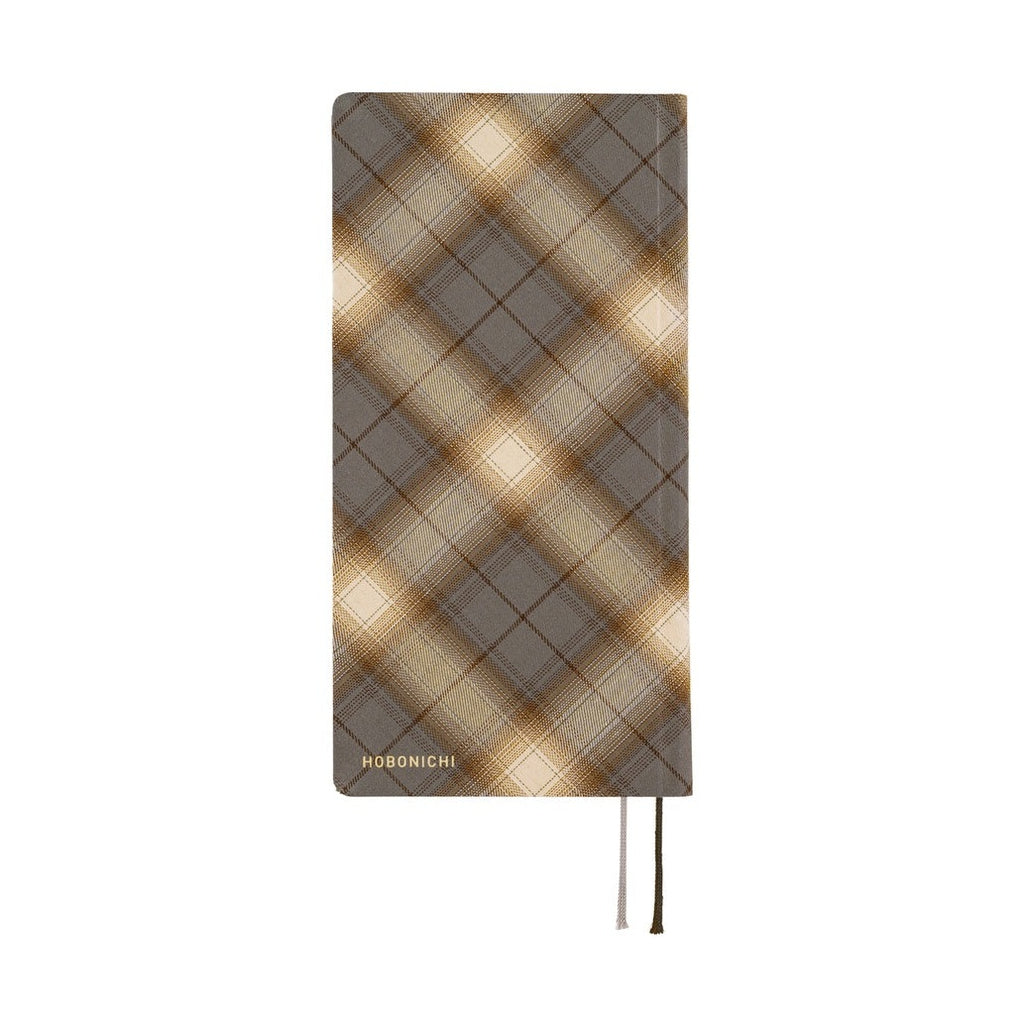 Hobonichi Techo 2026 Weeks ENG - Shirt Fabric: Foggy Plaid