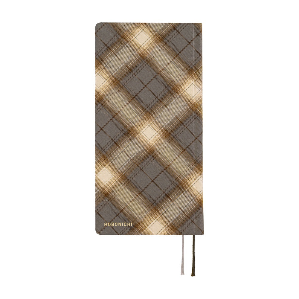 Hobonichi Techo 2026 Weeks ENG - Shirt Fabric: Foggy Plaid