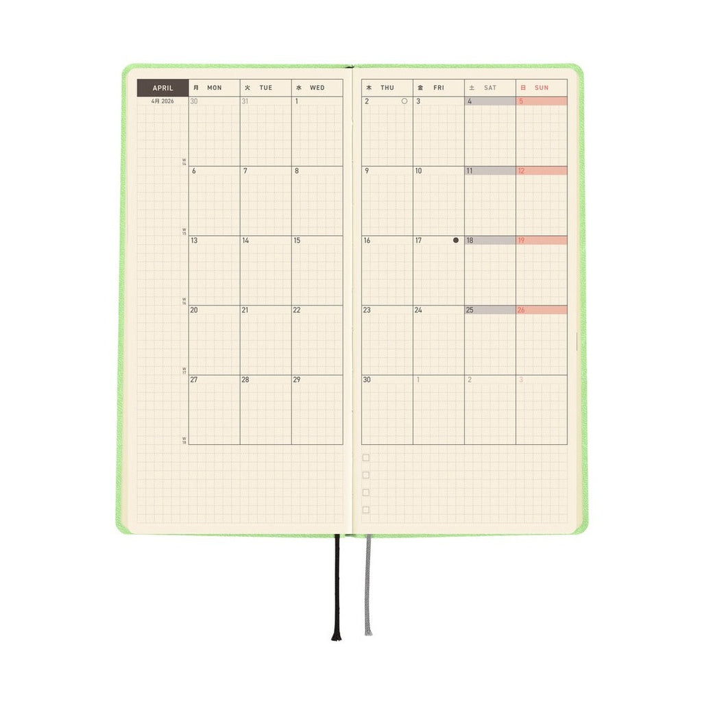 Hobonichi Techo 2026 Weeks ENG - Smooth: Melon Sorbet