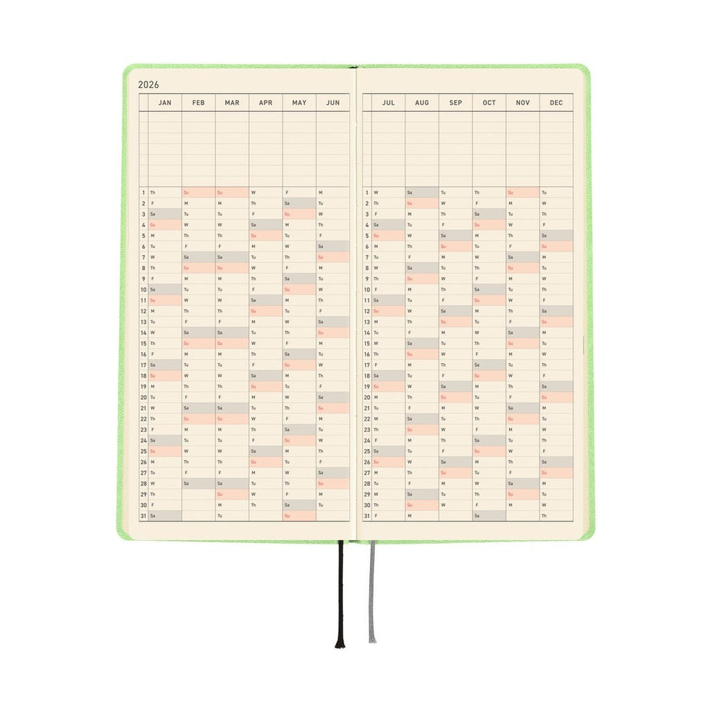 Hobonichi Techo 2026 Weeks ENG - Smooth: Melon Sorbet