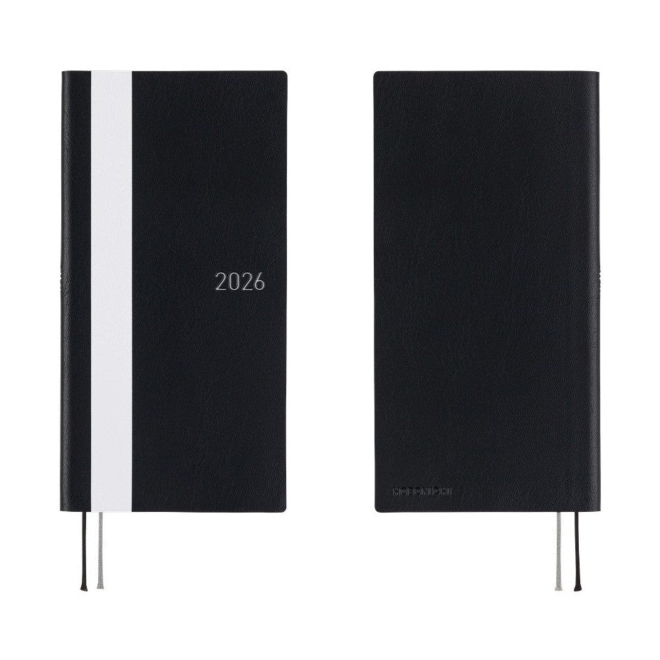 Hobonichi Techo 2026 Weeks ENG - White Line: Black