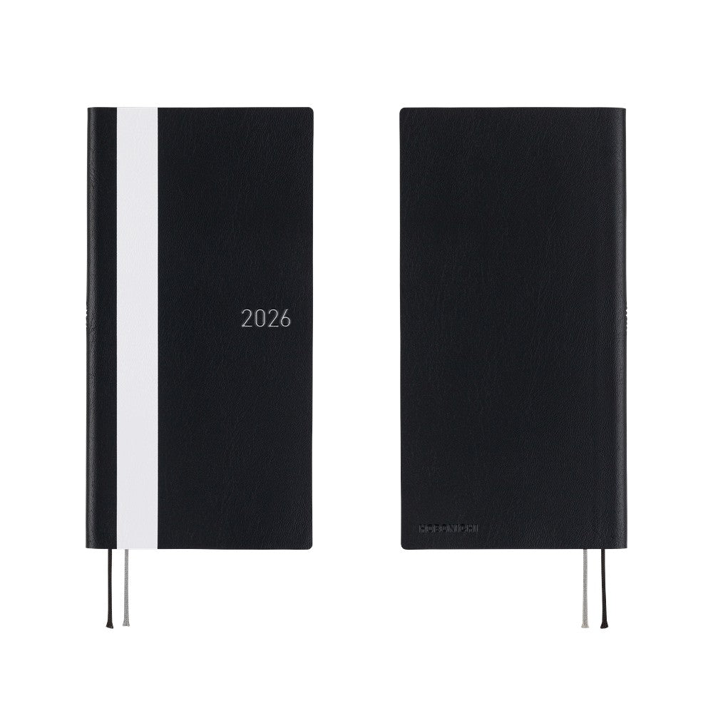 Hobonichi Techo 2026 Weeks ENG - White Line: Black