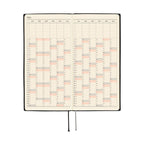 Hobonichi Techo 2026 Weeks ENG - White Line: Black