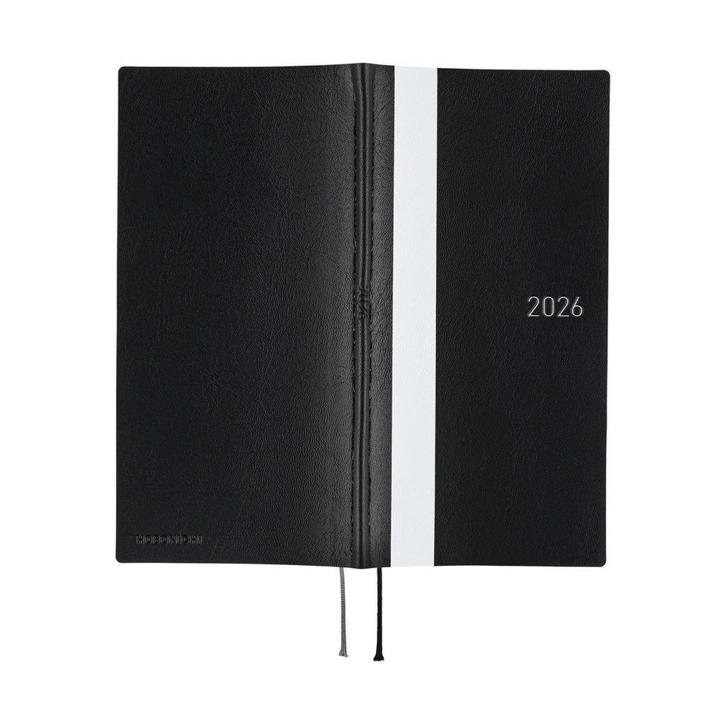 Hobonichi Techo 2026 Weeks ENG - White Line: Black