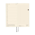 Hobonichi Techo 2026 weekly planner spread English Japanese layout with dot grid