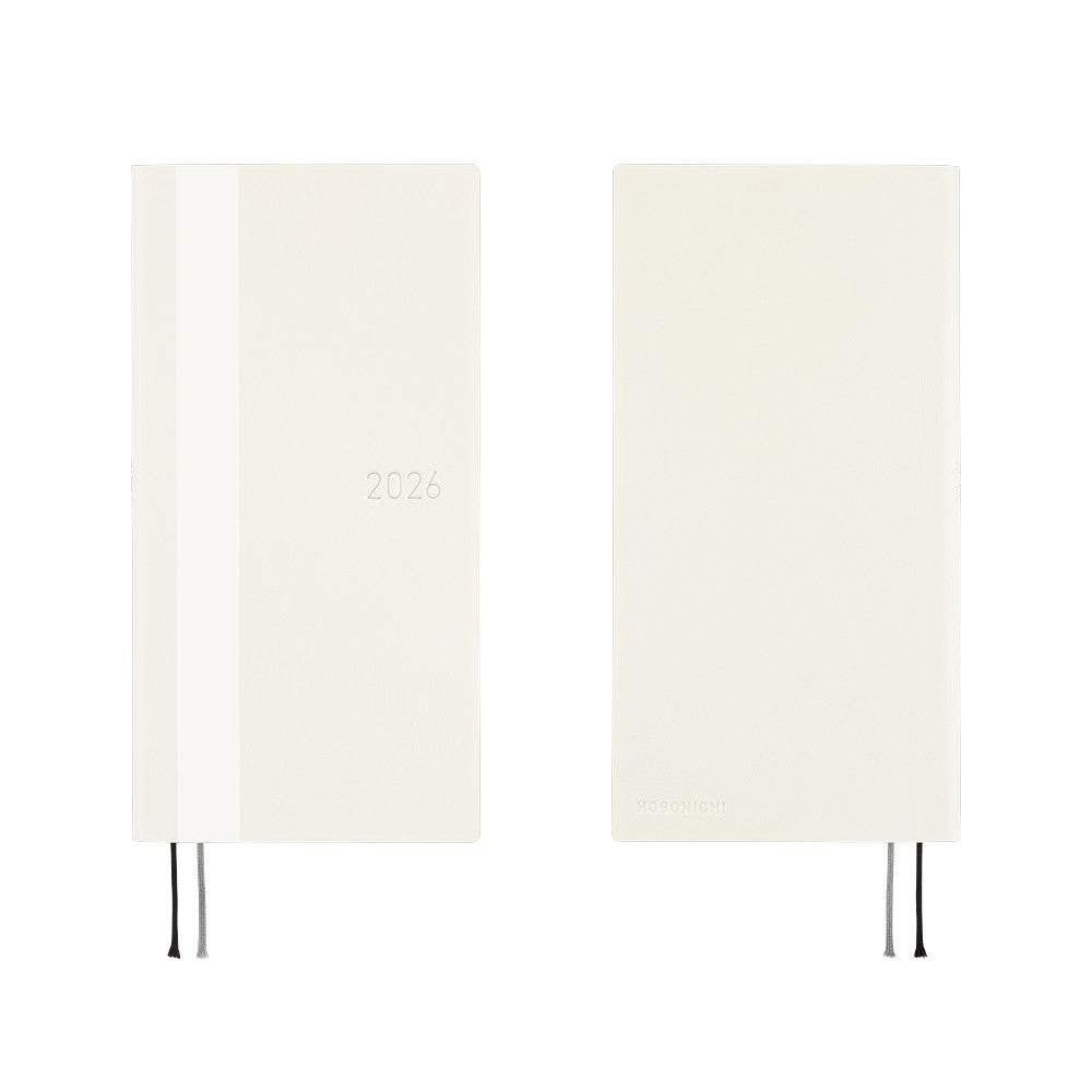 Hobonichi Techo 2026 Weeks ENG - White Line: Ivory