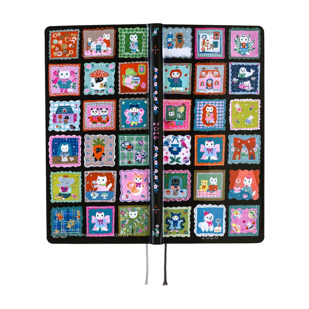 Hobonichi Techo 2026 Weeks ENG - Yumi Kitagishi: White Cat’s Daily Life