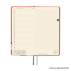 Hobonichi Techo 2026 April weekly layout with notebook grid