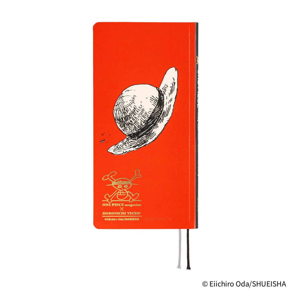 Hobonichi Techo 2026 Weeks JPN - ONE PIECE magazine: Straw Hat Luffy Red
