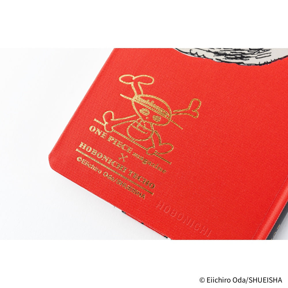 Hobonichi Techo 2026 red woven texture back cover gold logo