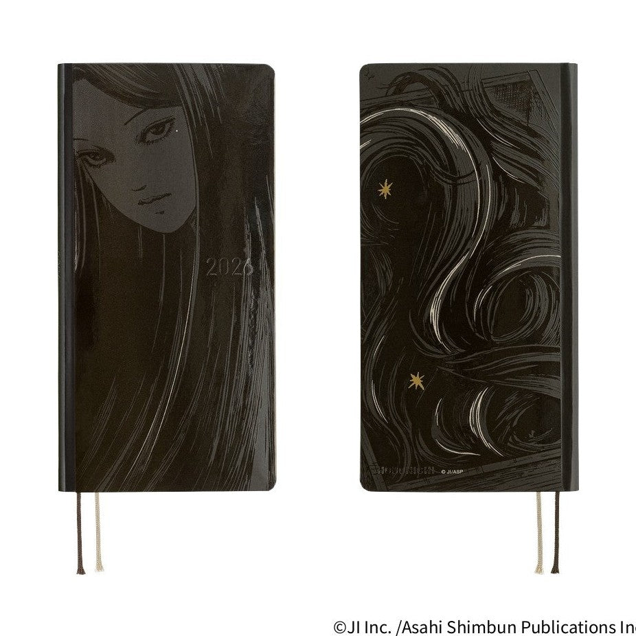 Hobonichi Techo 2026 Weeks - Junji Ito: Tomie - Haunting Beauty Japanese/Tall & Slim/Apr Start