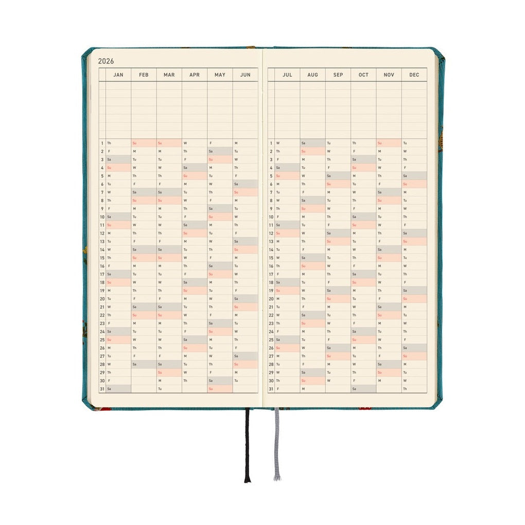 Hobonichi Techo 2026 Weeks MEGA ENG - Bow & Tie: In the Forest
