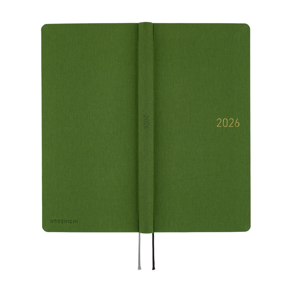 Hobonichi Techo 2026 Weeks MEGA ENG - Colors: Antique Green