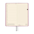 Daily schedule and blank grid page in Hobonichi Techo 2026 Weeks MEGA ENG with quote section
