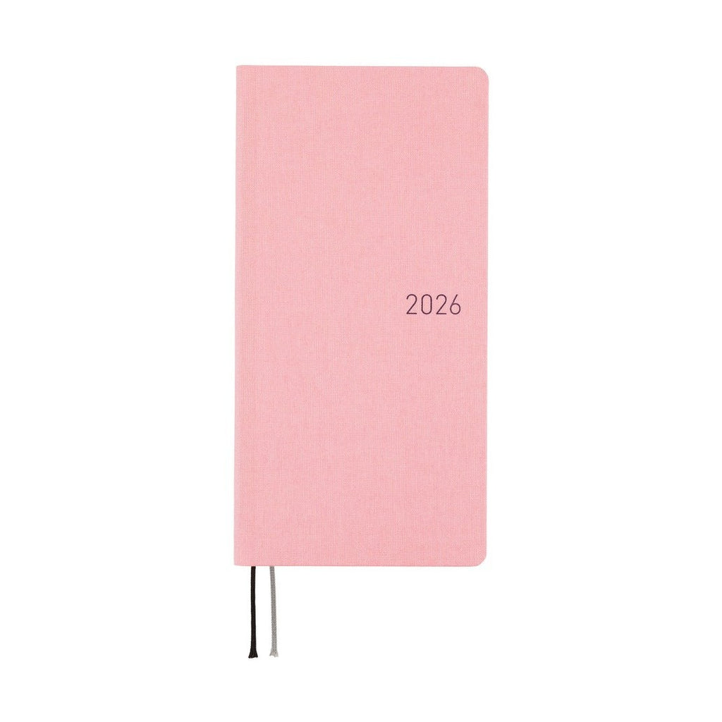 Hobonichi Techo 2026 Weeks MEGA ENG - Colors: Strawberry Milk