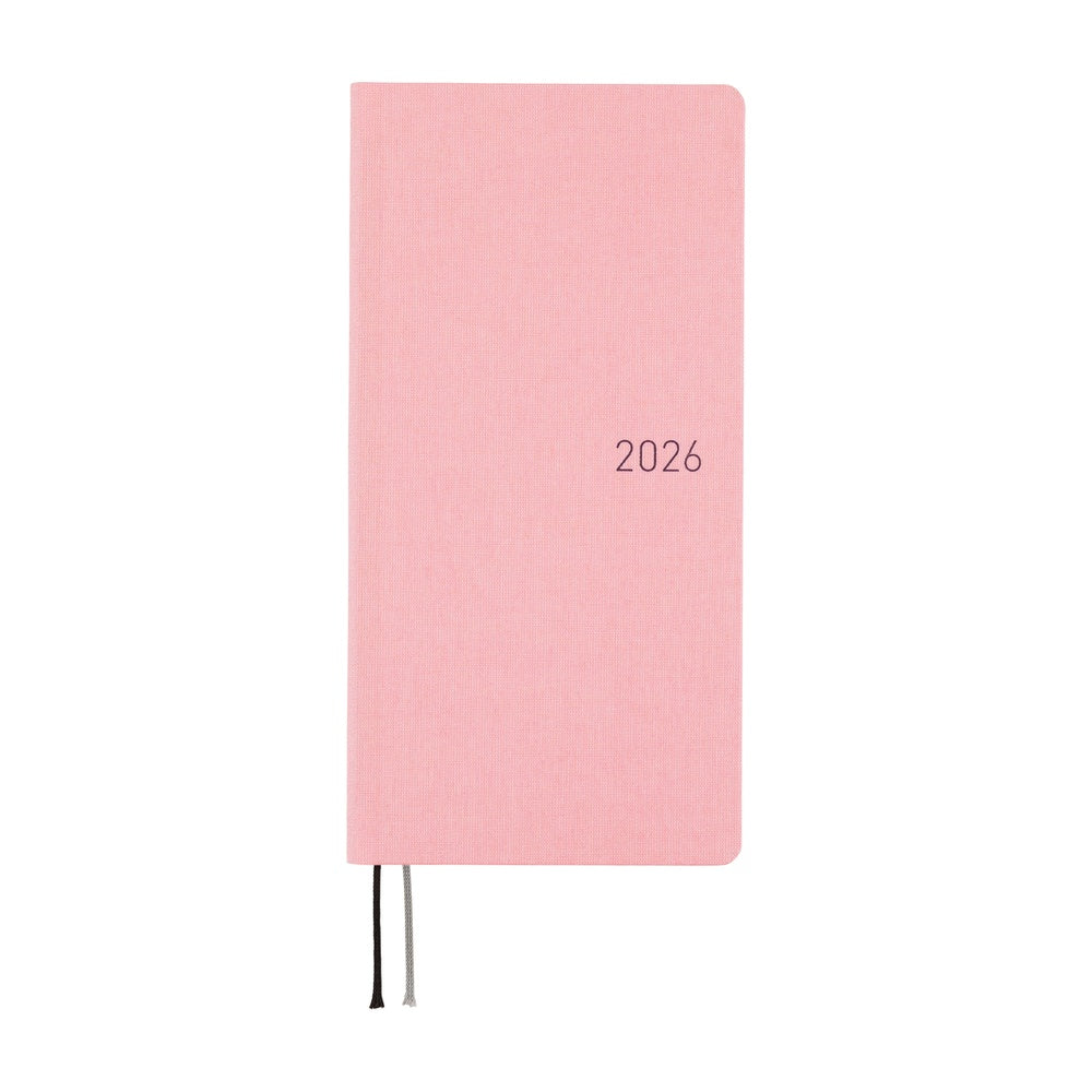 Hobonichi Techo 2026 Weeks MEGA ENG - Colors: Strawberry Milk