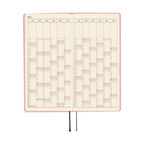 Hobonichi Techo 2026 Weeks MEGA ENG - Colors: Strawberry Milk