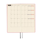 Hobonichi Techo 2026 Weeks MEGA ENG - Colors: Strawberry Milk