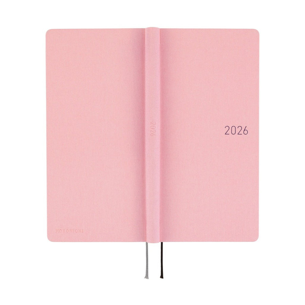 Hobonichi Techo 2026 Weeks MEGA ENG - Colors: Strawberry Milk