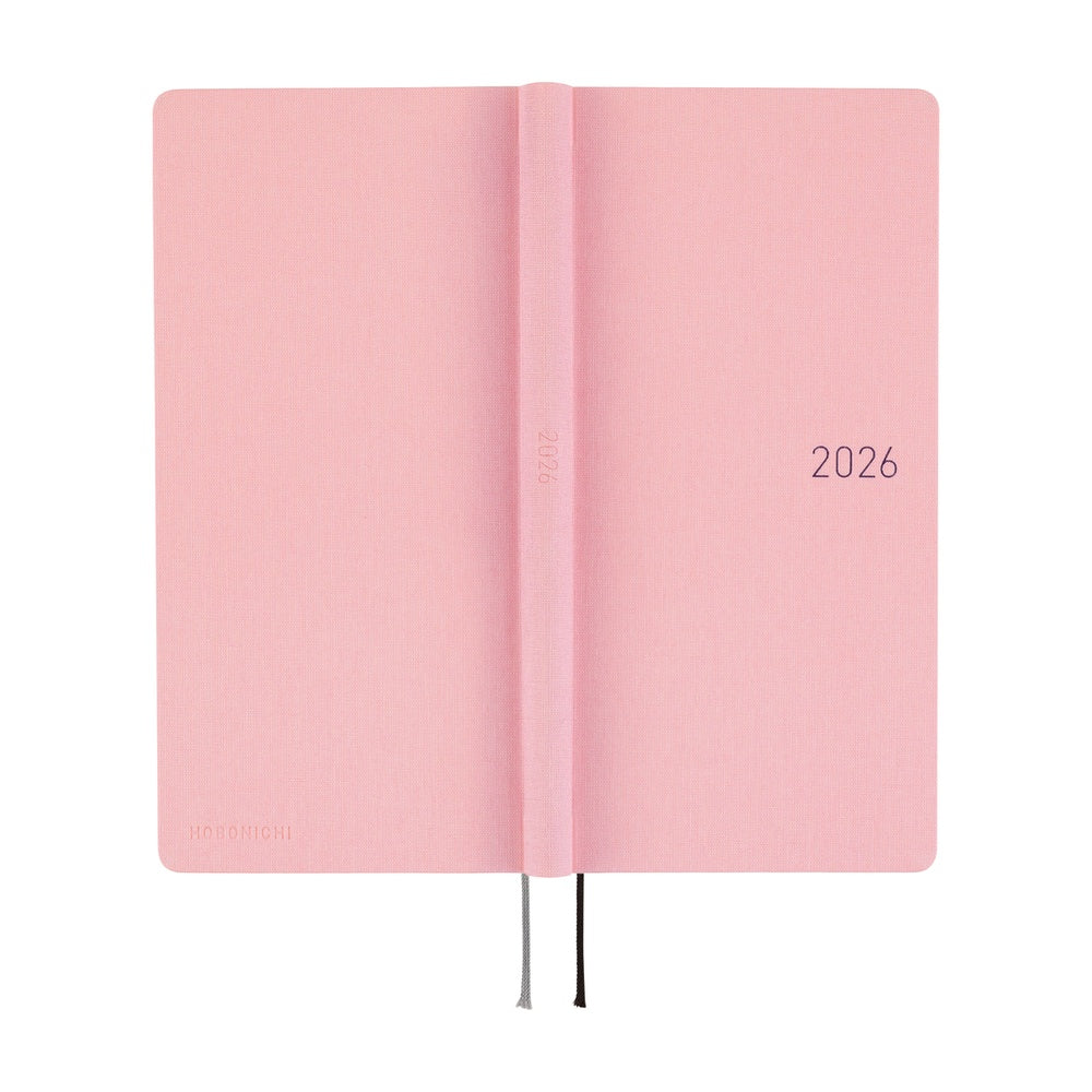 Hobonichi Techo 2026 Weeks MEGA ENG - Colors: Strawberry Milk