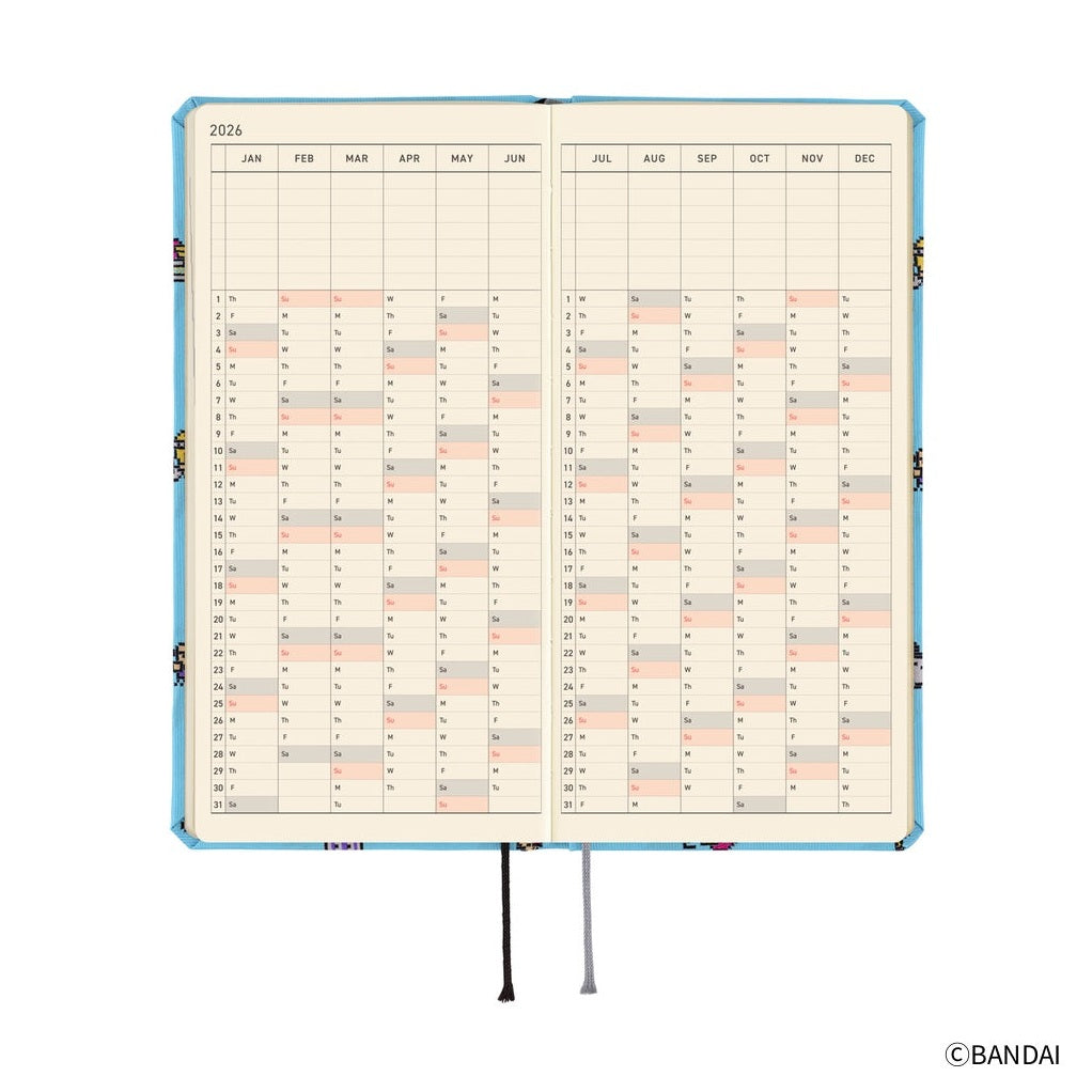 Hobonichi Techo 2026 Weeks - Tamagotchi: Our Tamagotchi Japanese/Tall & Slim/Apr Start