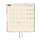 Hobonichi Techo 2026 Weeks - Unsodo: Bijutsukai Blue Pigeons Japanese/Tall & Slim/Apr Start