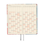 Hobonichi Techo 2026 Weeks - Unsodo: Bijutsukai Blue Pigeons Japanese/Tall & Slim/Apr Start