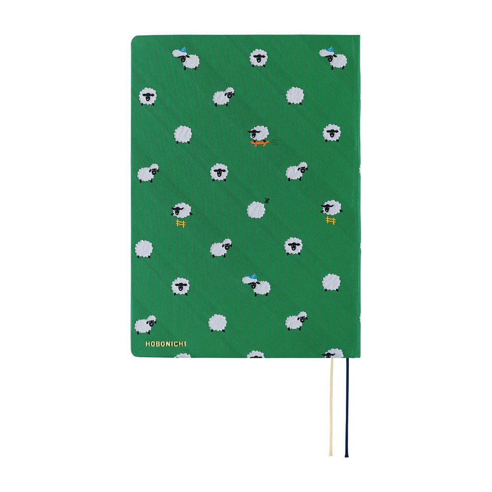 Hobonichi Techo 2027 A5 HON ENG - Bow & Tie: Sheep Sheep Sheep